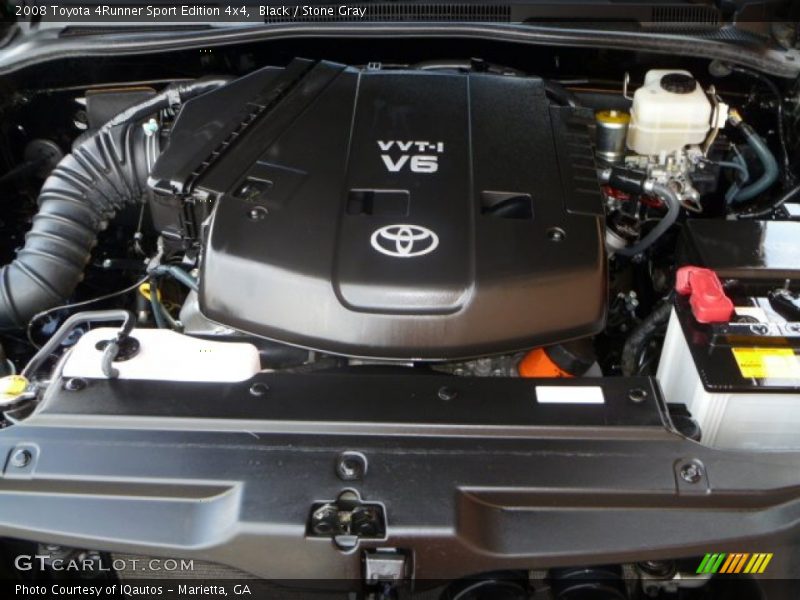 Black / Stone Gray 2008 Toyota 4Runner Sport Edition 4x4