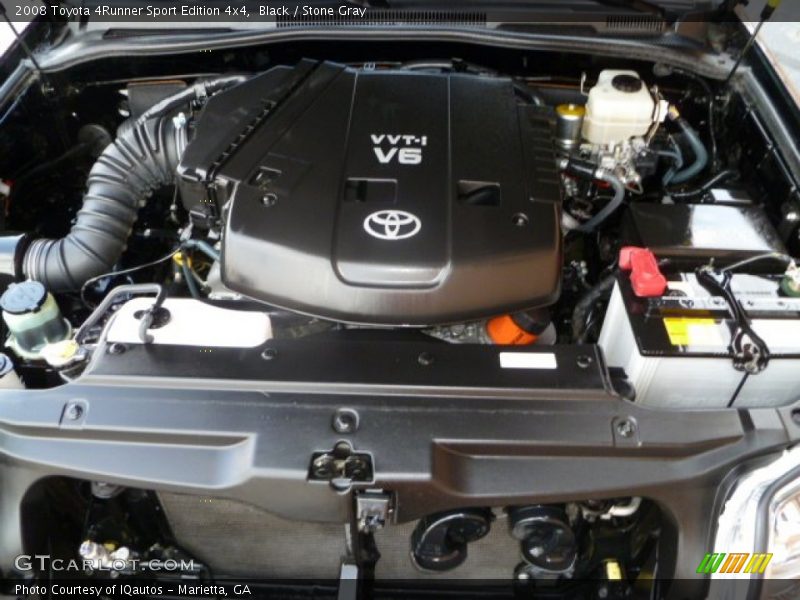 Black / Stone Gray 2008 Toyota 4Runner Sport Edition 4x4