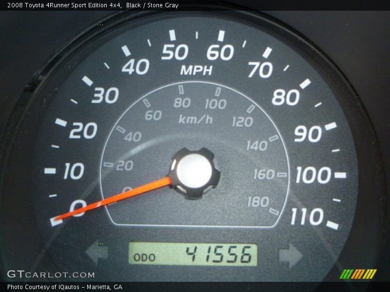Black / Stone Gray 2008 Toyota 4Runner Sport Edition 4x4