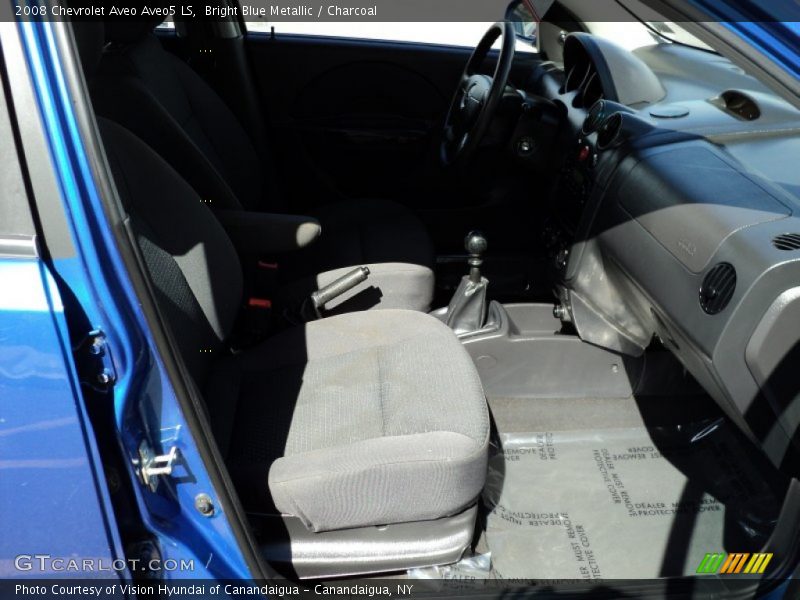 Bright Blue Metallic / Charcoal 2008 Chevrolet Aveo Aveo5 LS