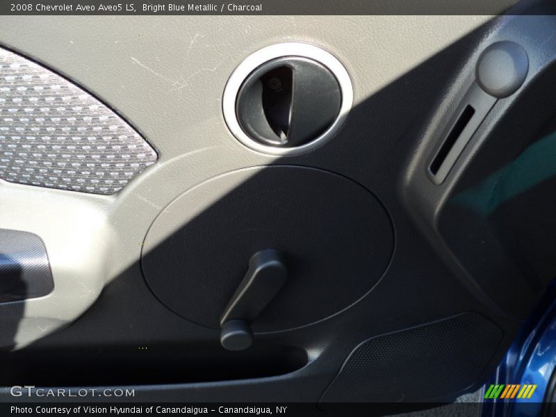 Bright Blue Metallic / Charcoal 2008 Chevrolet Aveo Aveo5 LS