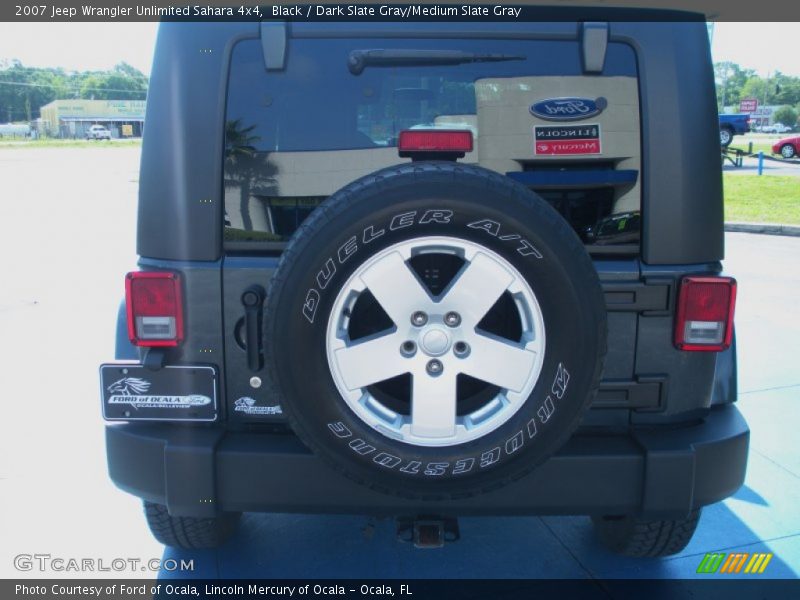 Black / Dark Slate Gray/Medium Slate Gray 2007 Jeep Wrangler Unlimited Sahara 4x4