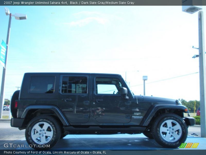 Black / Dark Slate Gray/Medium Slate Gray 2007 Jeep Wrangler Unlimited Sahara 4x4