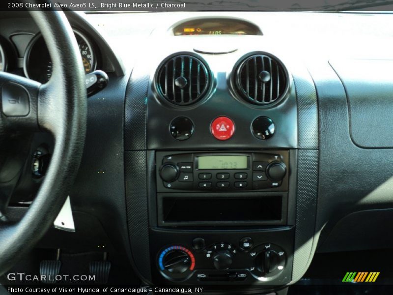 Bright Blue Metallic / Charcoal 2008 Chevrolet Aveo Aveo5 LS