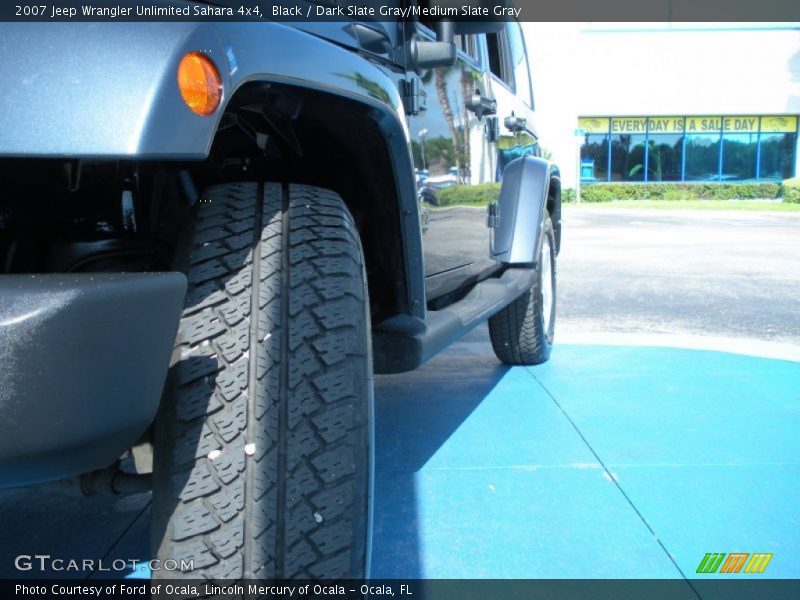 Black / Dark Slate Gray/Medium Slate Gray 2007 Jeep Wrangler Unlimited Sahara 4x4