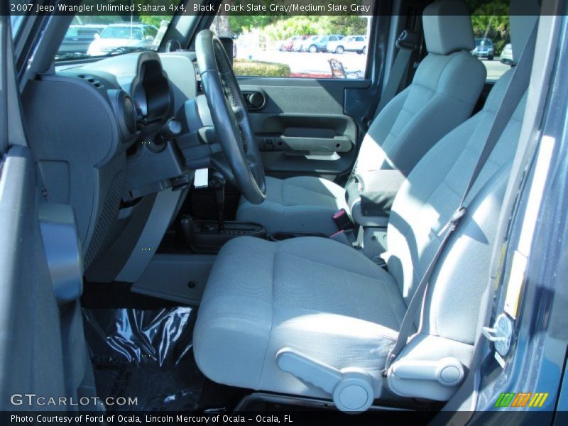 Black / Dark Slate Gray/Medium Slate Gray 2007 Jeep Wrangler Unlimited Sahara 4x4