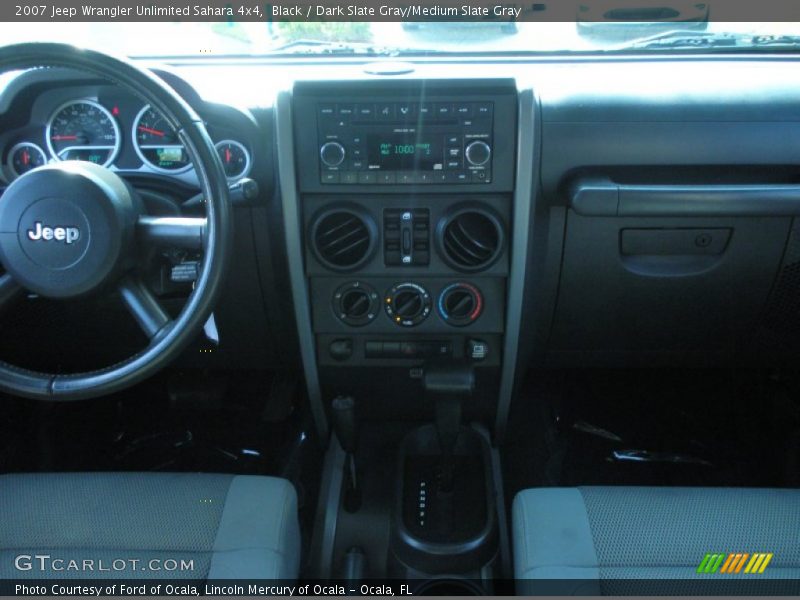 Black / Dark Slate Gray/Medium Slate Gray 2007 Jeep Wrangler Unlimited Sahara 4x4