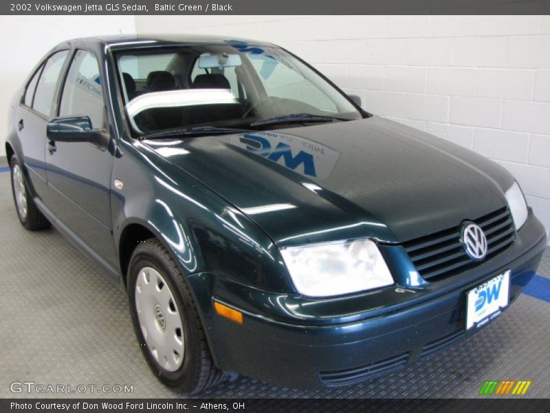 Baltic Green / Black 2002 Volkswagen Jetta GLS Sedan