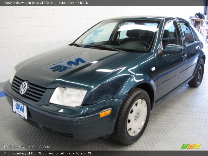 Baltic Green / Black 2002 Volkswagen Jetta GLS Sedan