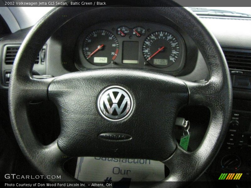 Baltic Green / Black 2002 Volkswagen Jetta GLS Sedan