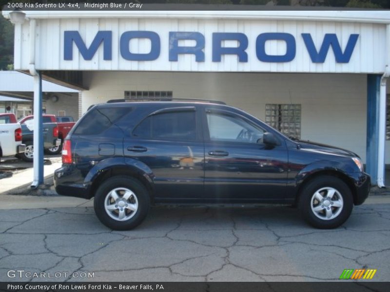 Midnight Blue / Gray 2008 Kia Sorento LX 4x4