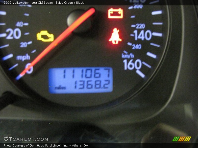Baltic Green / Black 2002 Volkswagen Jetta GLS Sedan