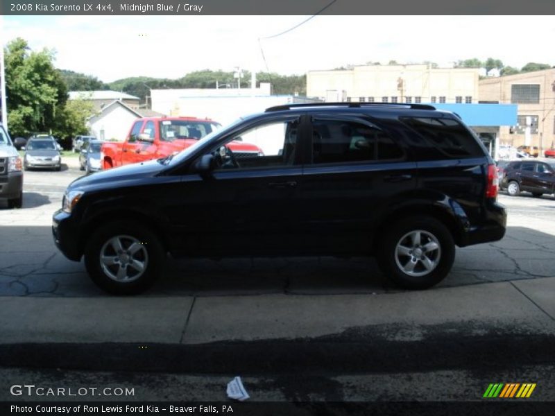 Midnight Blue / Gray 2008 Kia Sorento LX 4x4