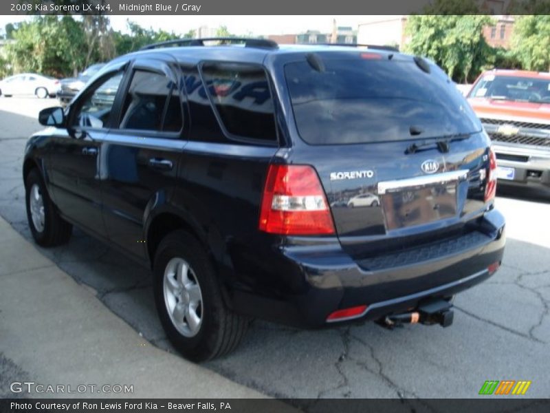 Midnight Blue / Gray 2008 Kia Sorento LX 4x4