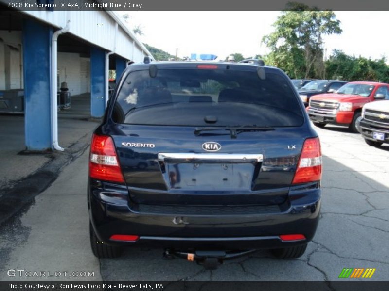 Midnight Blue / Gray 2008 Kia Sorento LX 4x4