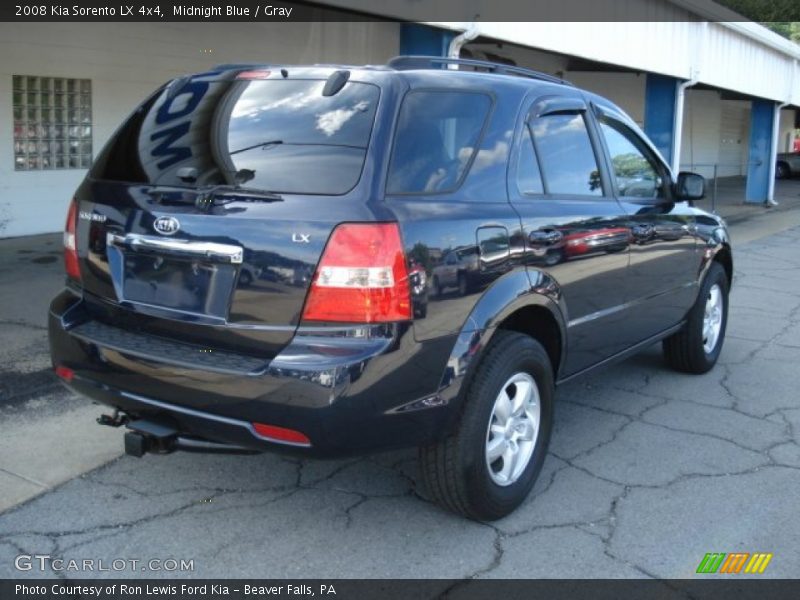 Midnight Blue / Gray 2008 Kia Sorento LX 4x4