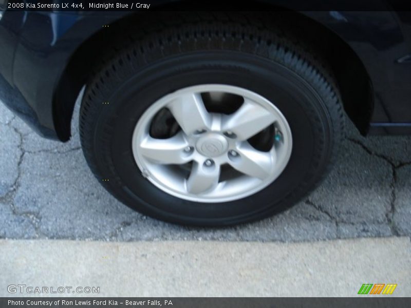 Midnight Blue / Gray 2008 Kia Sorento LX 4x4