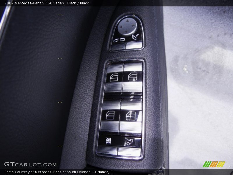 Black / Black 2007 Mercedes-Benz S 550 Sedan