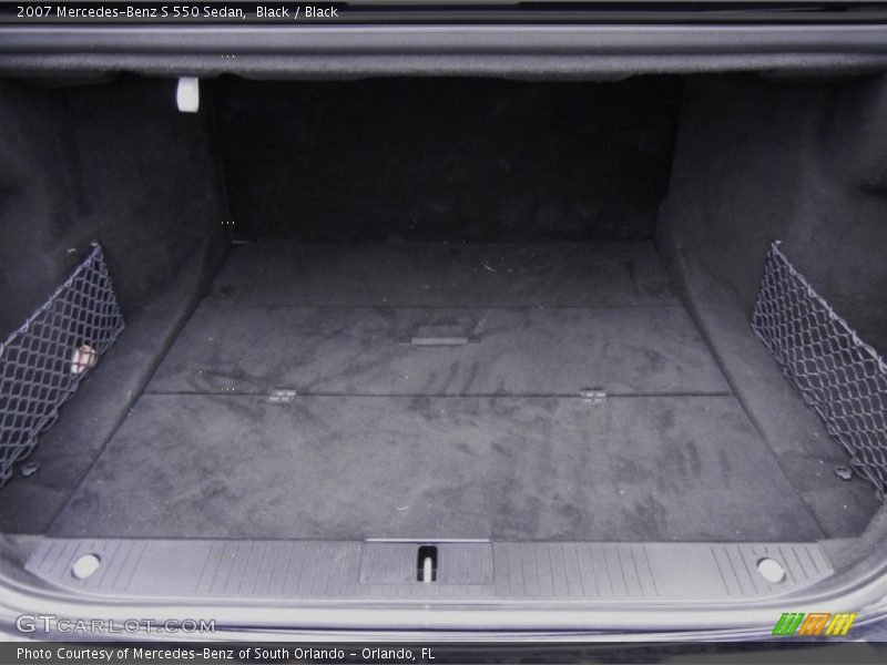 Black / Black 2007 Mercedes-Benz S 550 Sedan