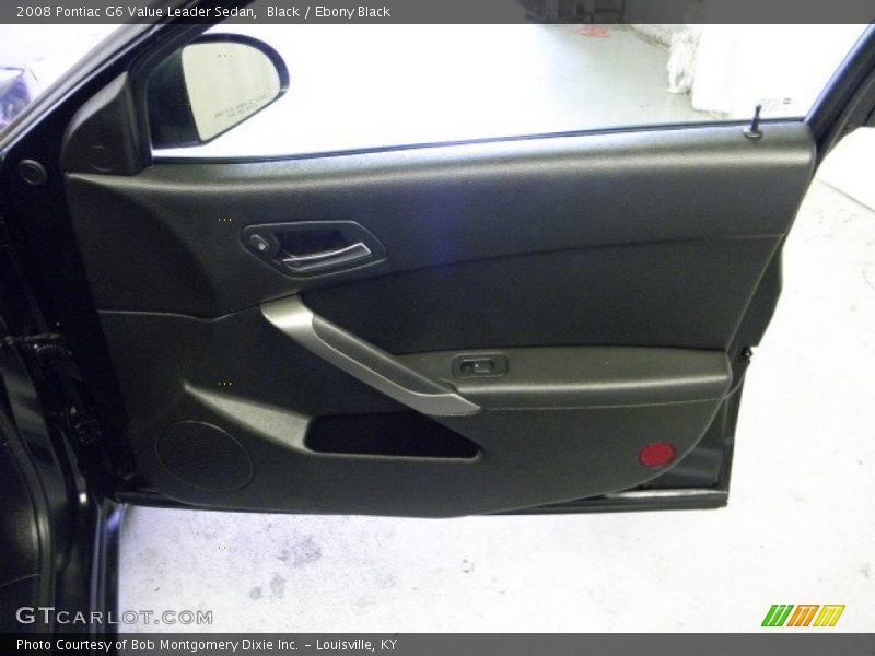 Black / Ebony Black 2008 Pontiac G6 Value Leader Sedan