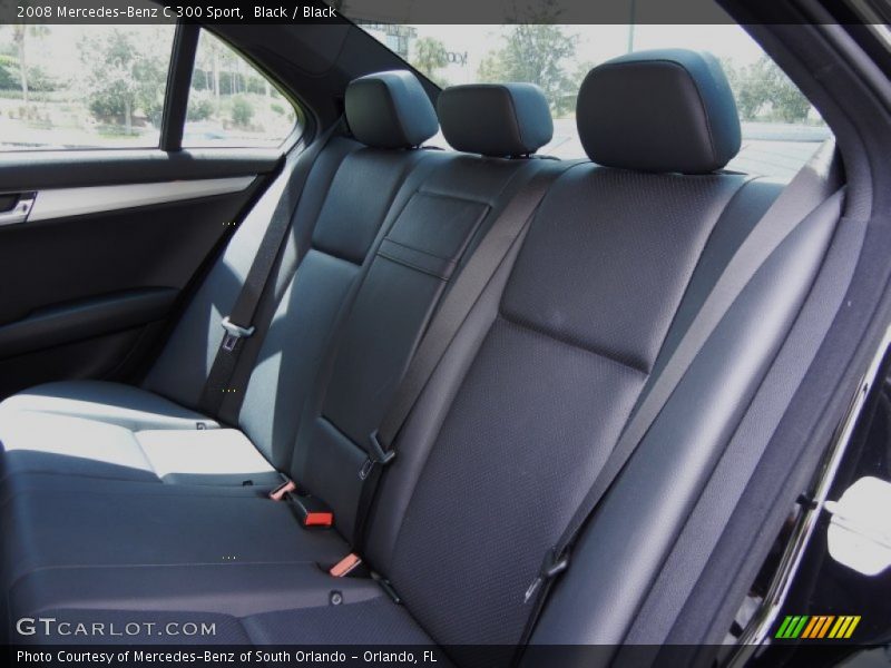 Black / Black 2008 Mercedes-Benz C 300 Sport