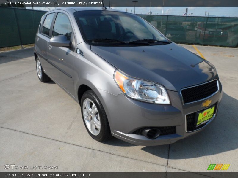 Medium Gray / Charcoal 2011 Chevrolet Aveo Aveo5 LT