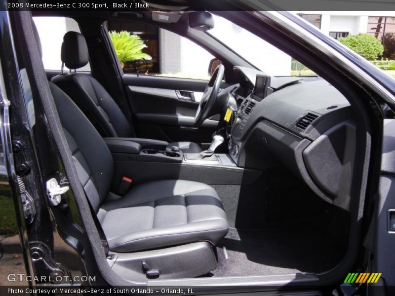 Black / Black 2008 Mercedes-Benz C 300 Sport