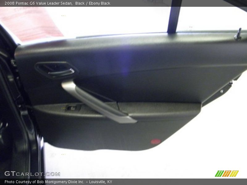 Black / Ebony Black 2008 Pontiac G6 Value Leader Sedan
