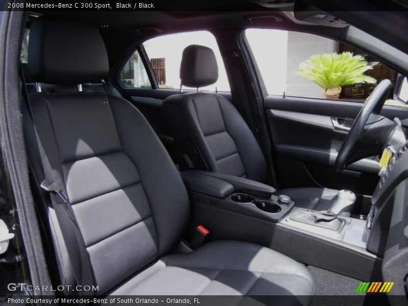 Black / Black 2008 Mercedes-Benz C 300 Sport