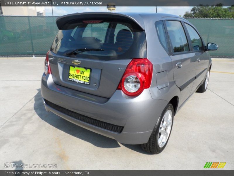 Medium Gray / Charcoal 2011 Chevrolet Aveo Aveo5 LT
