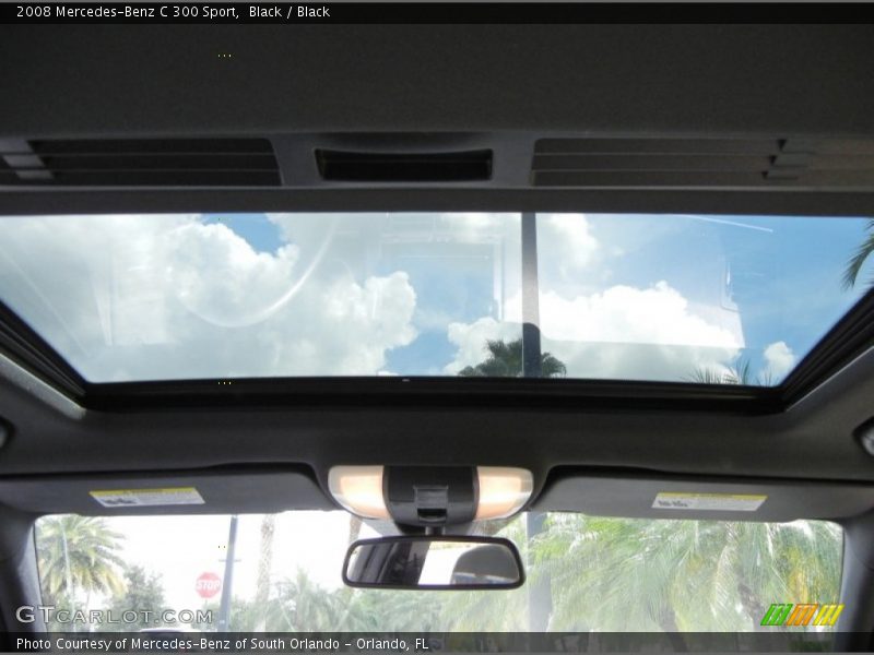Black / Black 2008 Mercedes-Benz C 300 Sport