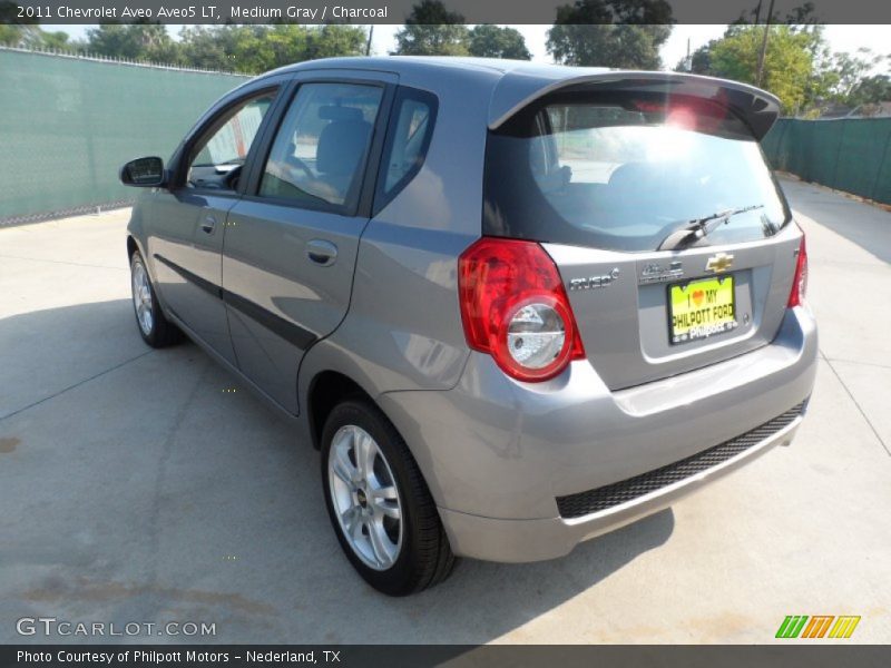 Medium Gray / Charcoal 2011 Chevrolet Aveo Aveo5 LT