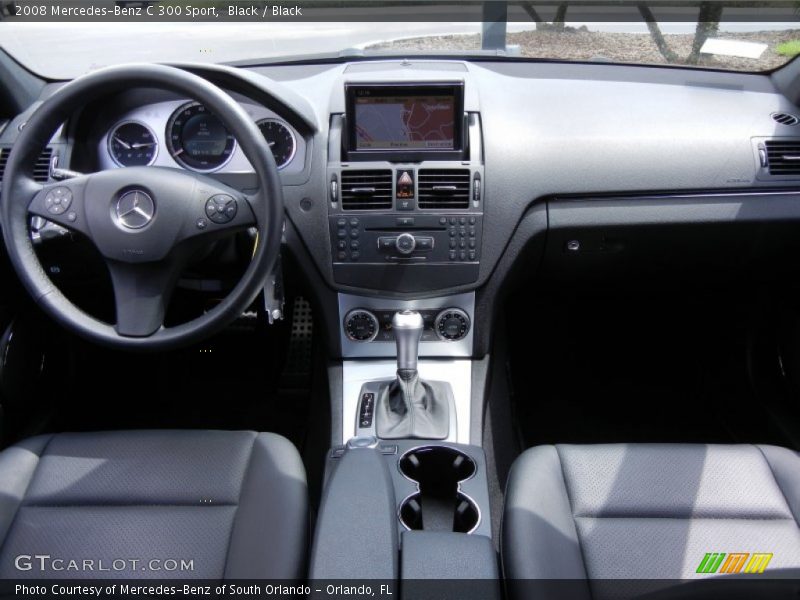 Black / Black 2008 Mercedes-Benz C 300 Sport