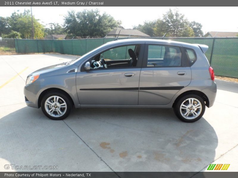 Medium Gray / Charcoal 2011 Chevrolet Aveo Aveo5 LT