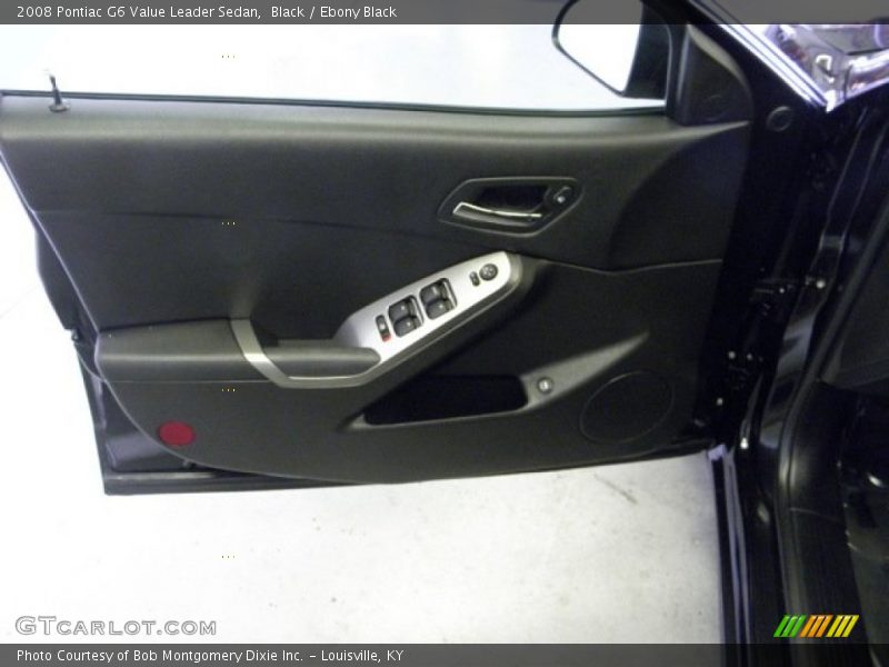 Black / Ebony Black 2008 Pontiac G6 Value Leader Sedan