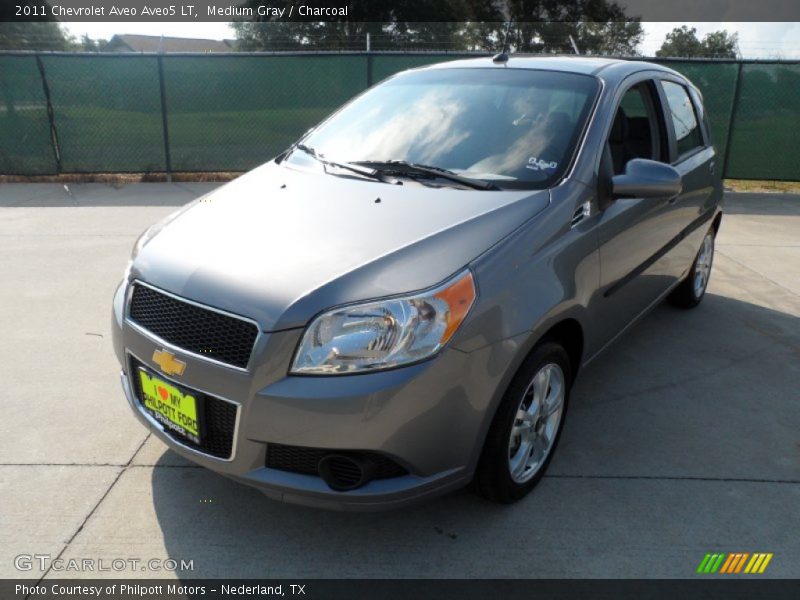 Medium Gray / Charcoal 2011 Chevrolet Aveo Aveo5 LT