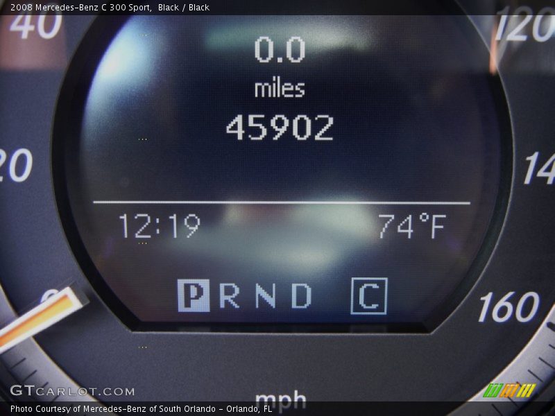 Black / Black 2008 Mercedes-Benz C 300 Sport
