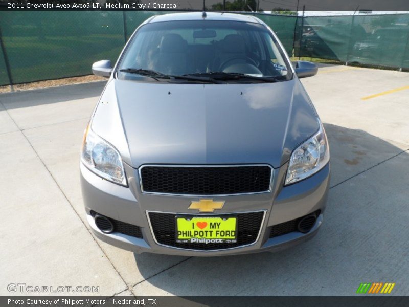 Medium Gray / Charcoal 2011 Chevrolet Aveo Aveo5 LT