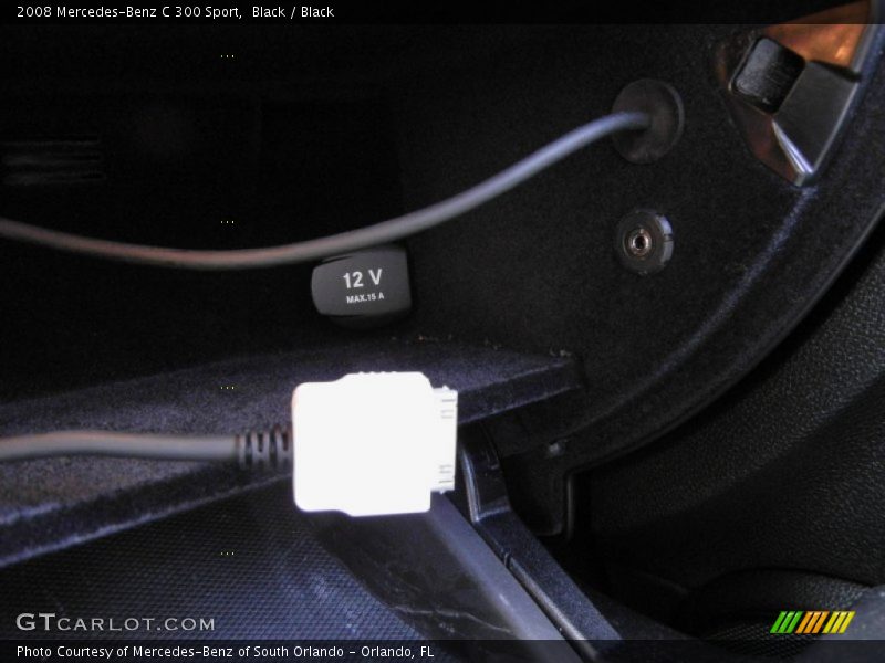 Black / Black 2008 Mercedes-Benz C 300 Sport