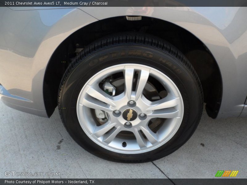 Medium Gray / Charcoal 2011 Chevrolet Aveo Aveo5 LT