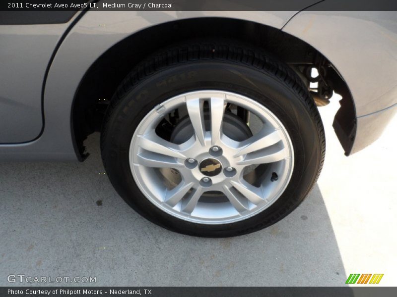 Medium Gray / Charcoal 2011 Chevrolet Aveo Aveo5 LT