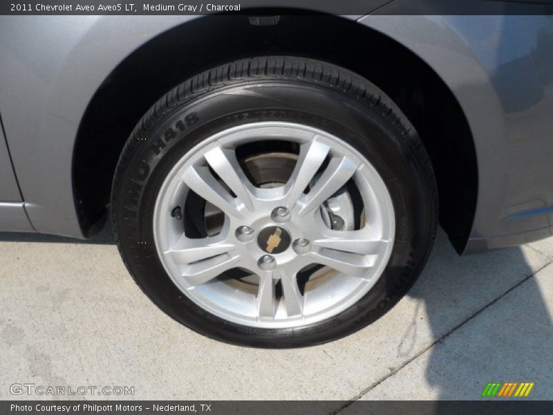 Medium Gray / Charcoal 2011 Chevrolet Aveo Aveo5 LT
