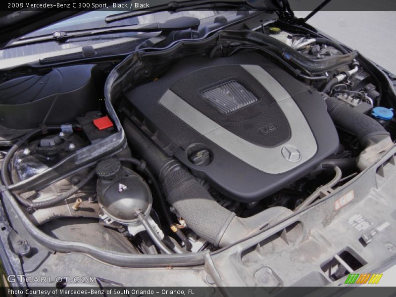 Black / Black 2008 Mercedes-Benz C 300 Sport