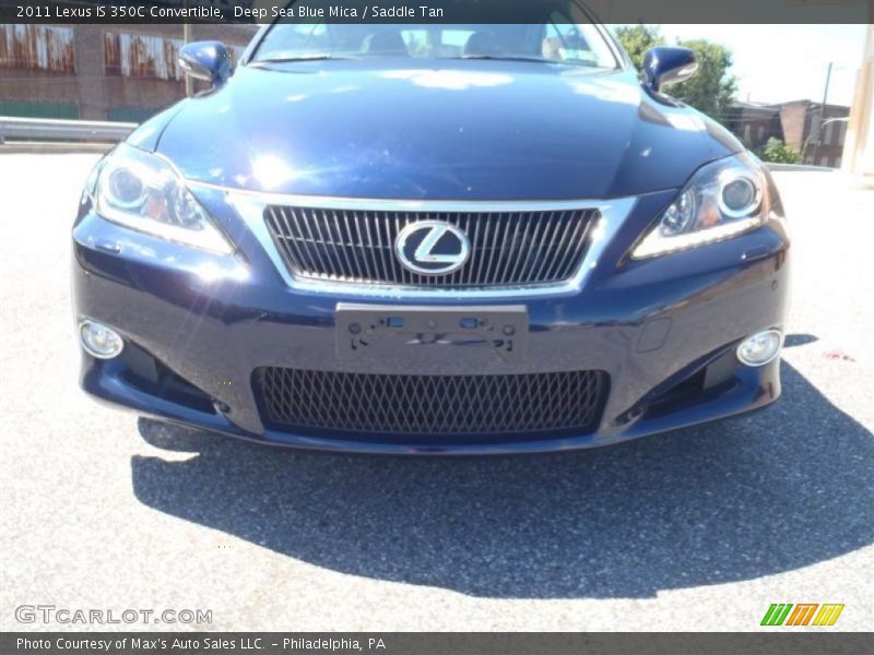 Deep Sea Blue Mica / Saddle Tan 2011 Lexus IS 350C Convertible