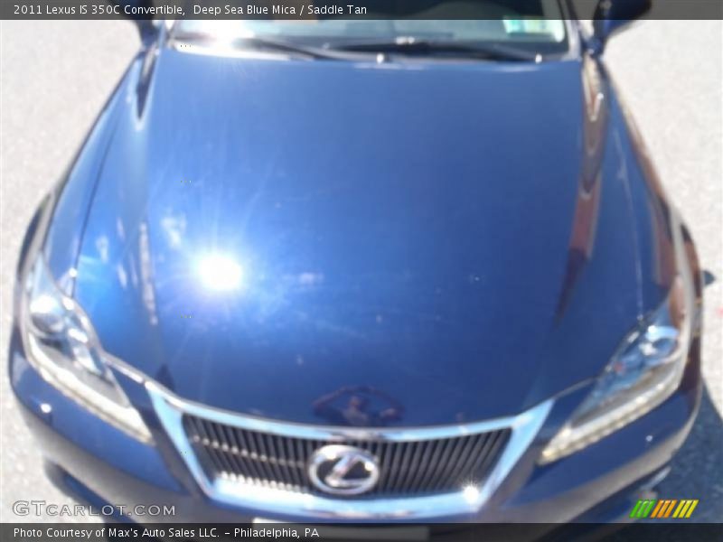 Deep Sea Blue Mica / Saddle Tan 2011 Lexus IS 350C Convertible