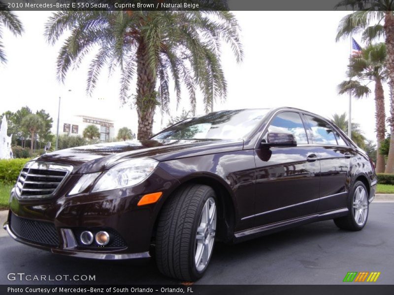 Front 3/4 View of 2010 E 550 Sedan