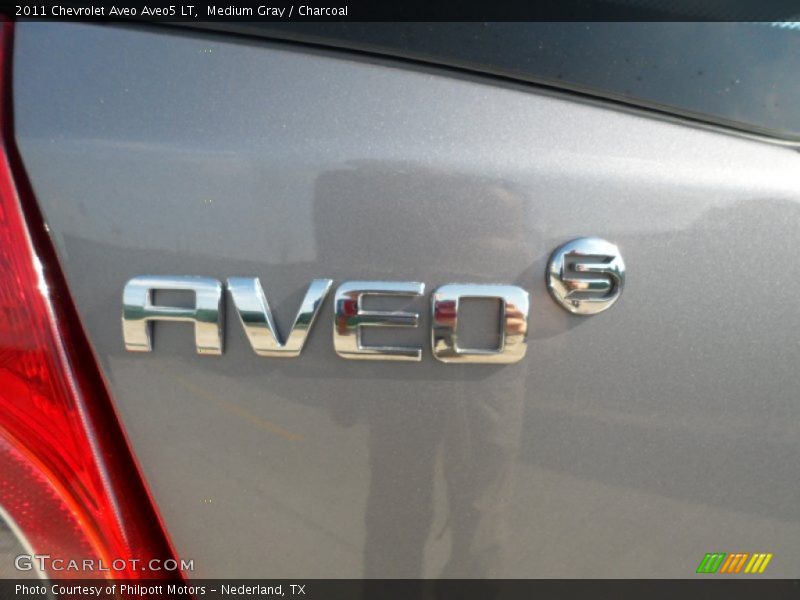 Medium Gray / Charcoal 2011 Chevrolet Aveo Aveo5 LT