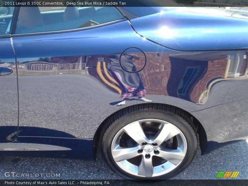 Deep Sea Blue Mica / Saddle Tan 2011 Lexus IS 350C Convertible