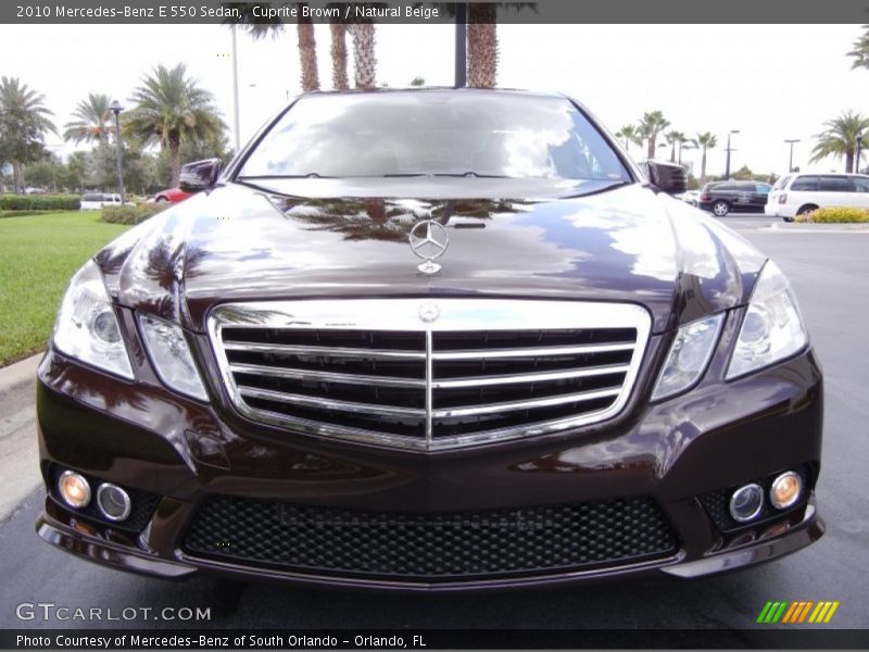  2010 E 550 Sedan Cuprite Brown