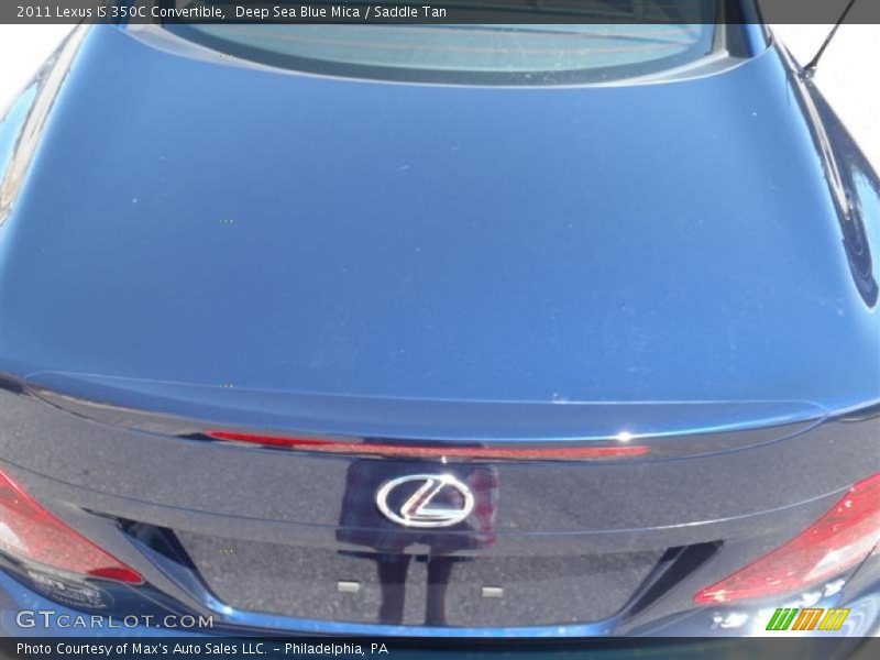 Deep Sea Blue Mica / Saddle Tan 2011 Lexus IS 350C Convertible